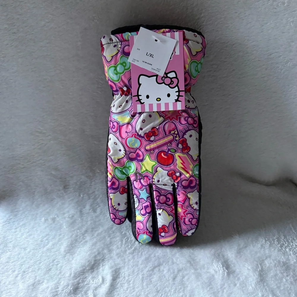 Hello‎ Kitty Colorful Kids Gloves Girls Size L-XL New
